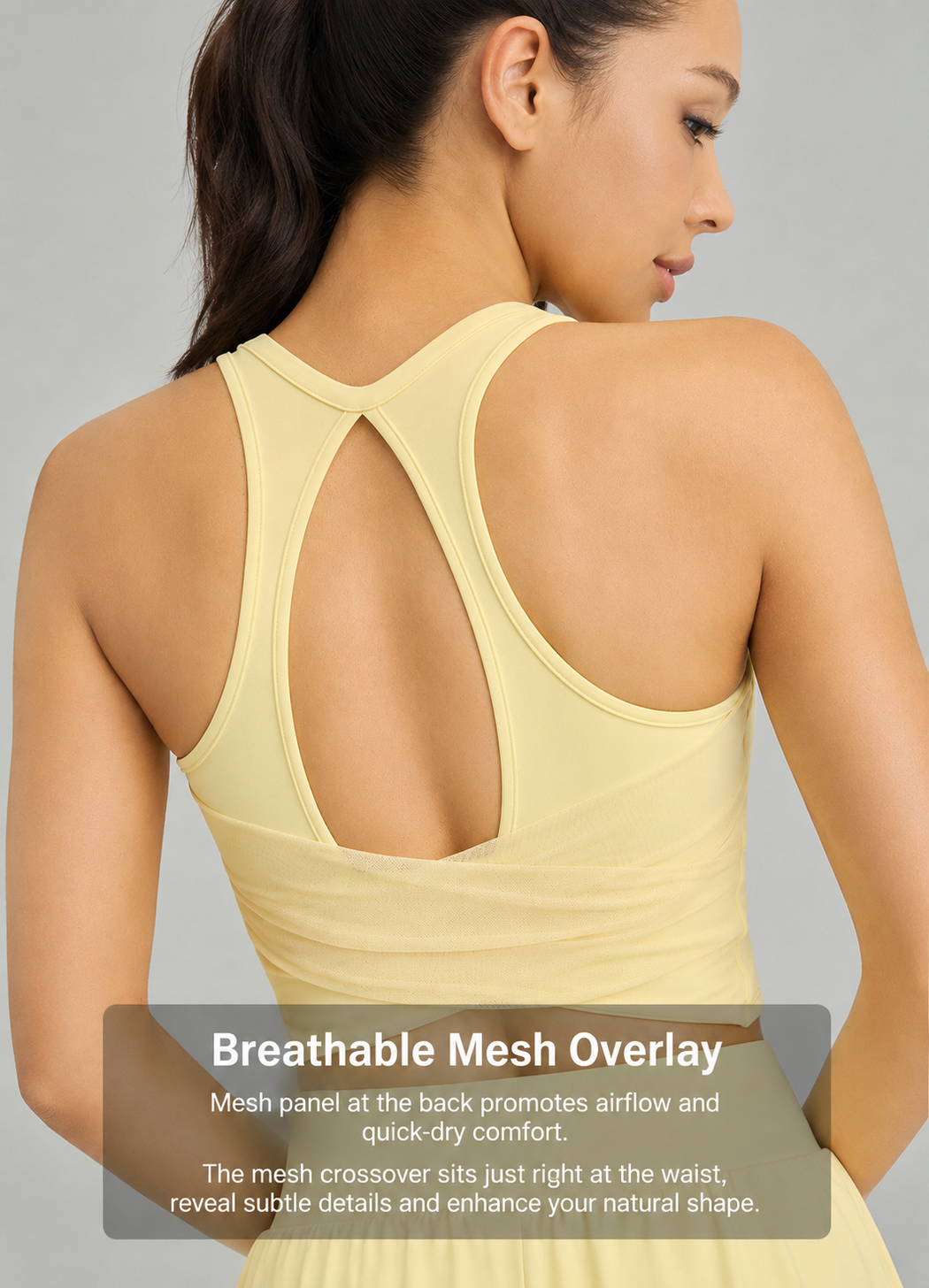 Aeris Cross-Back Bra Top