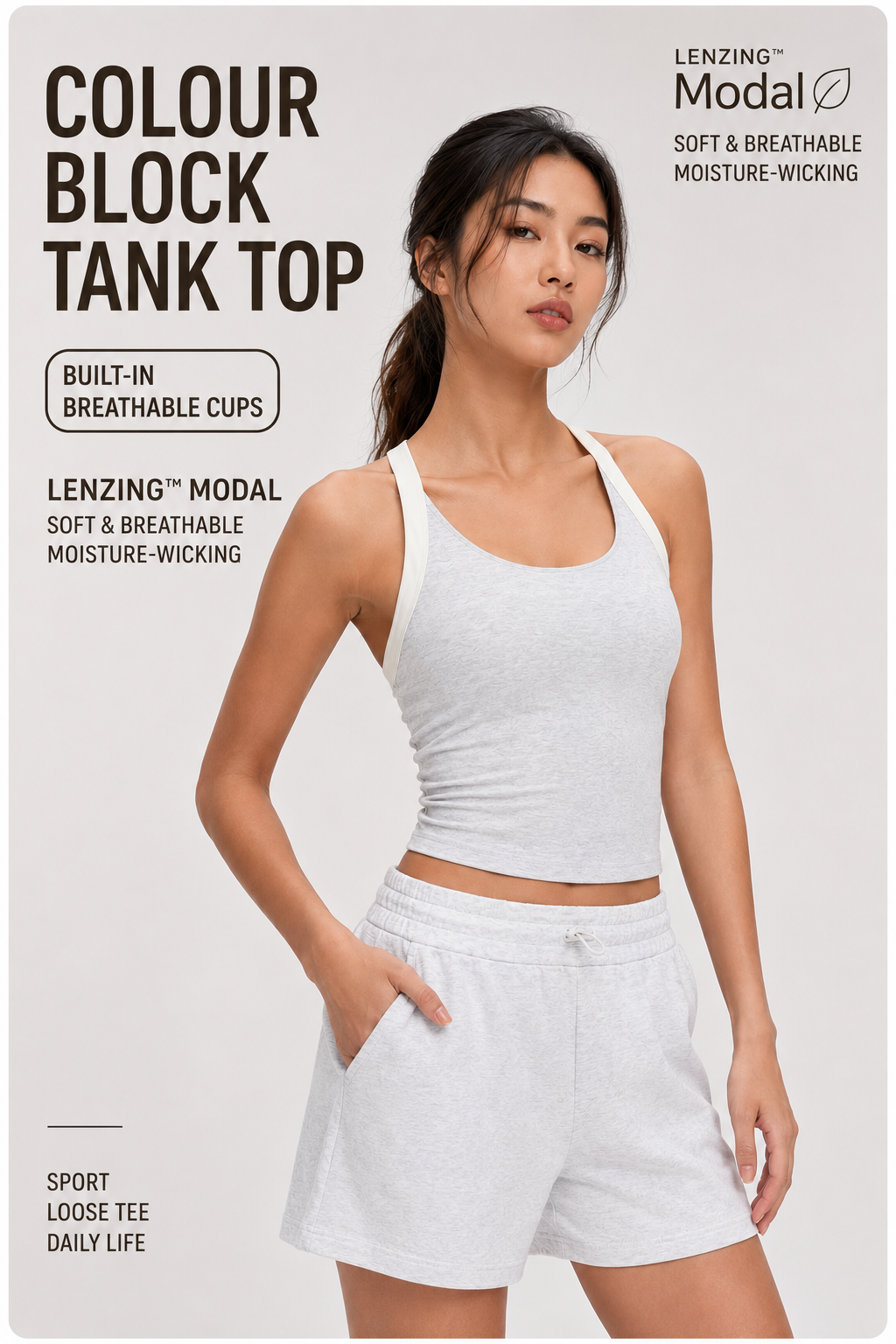 Sylva Modal Racerback Padded Tank