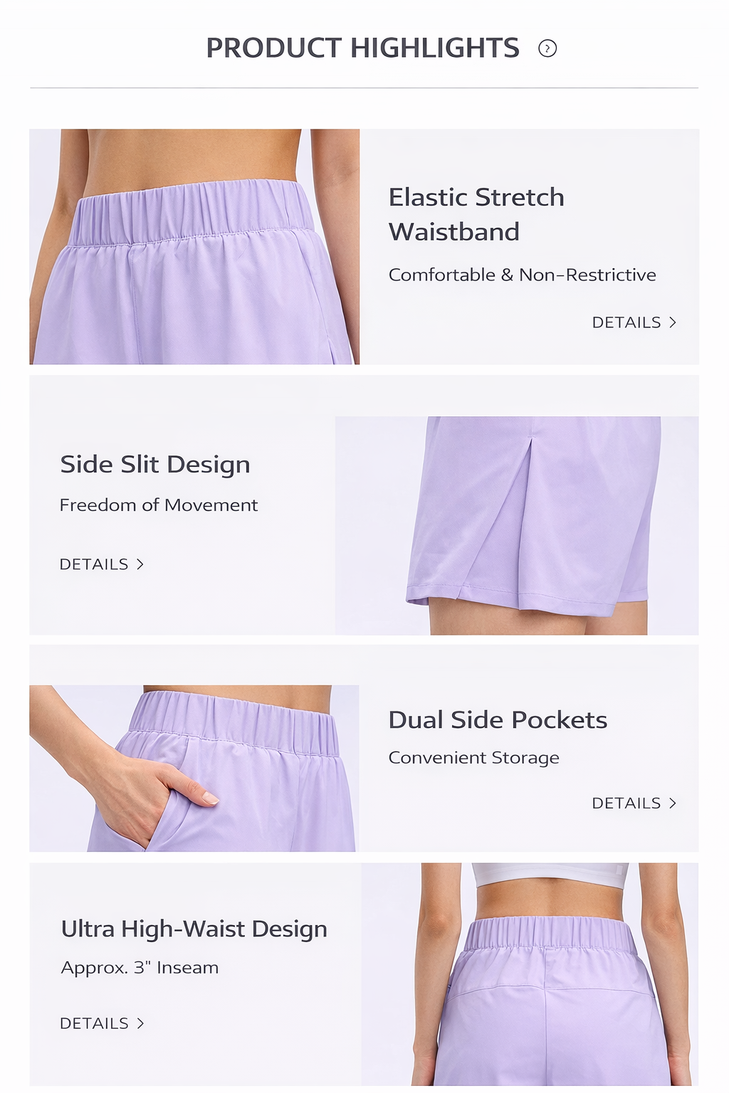 Lunaria Motion Shorts