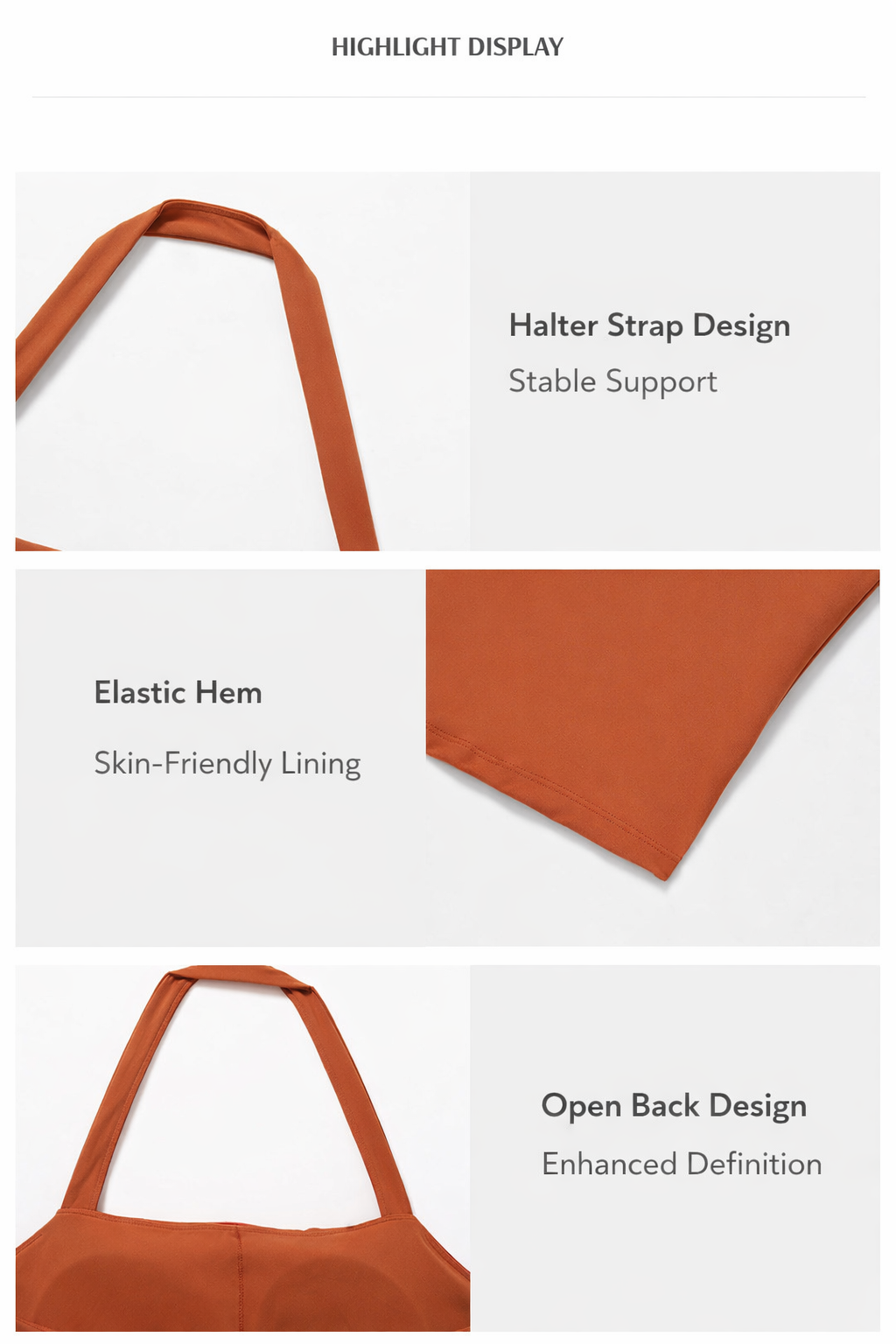 StudioHalo Open-Back Tank