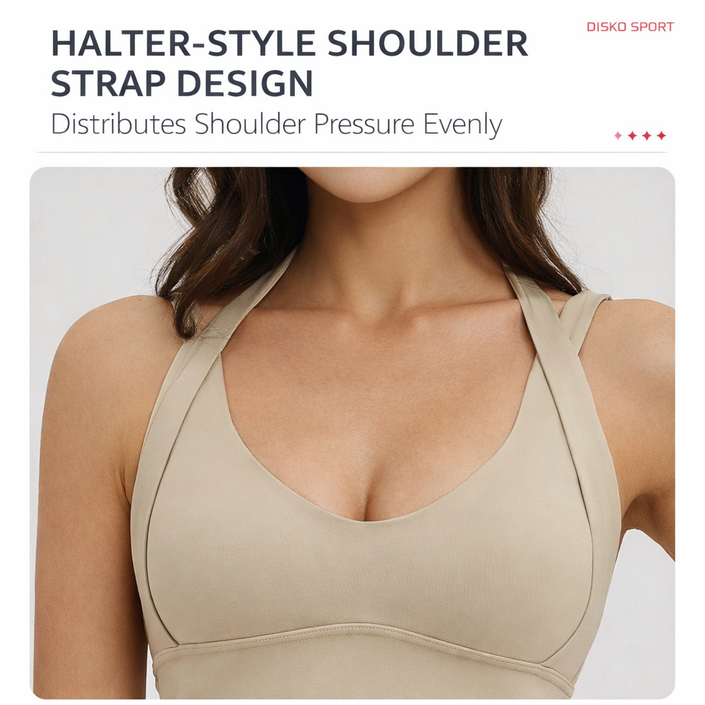 Lune Sculpt Halter Bra