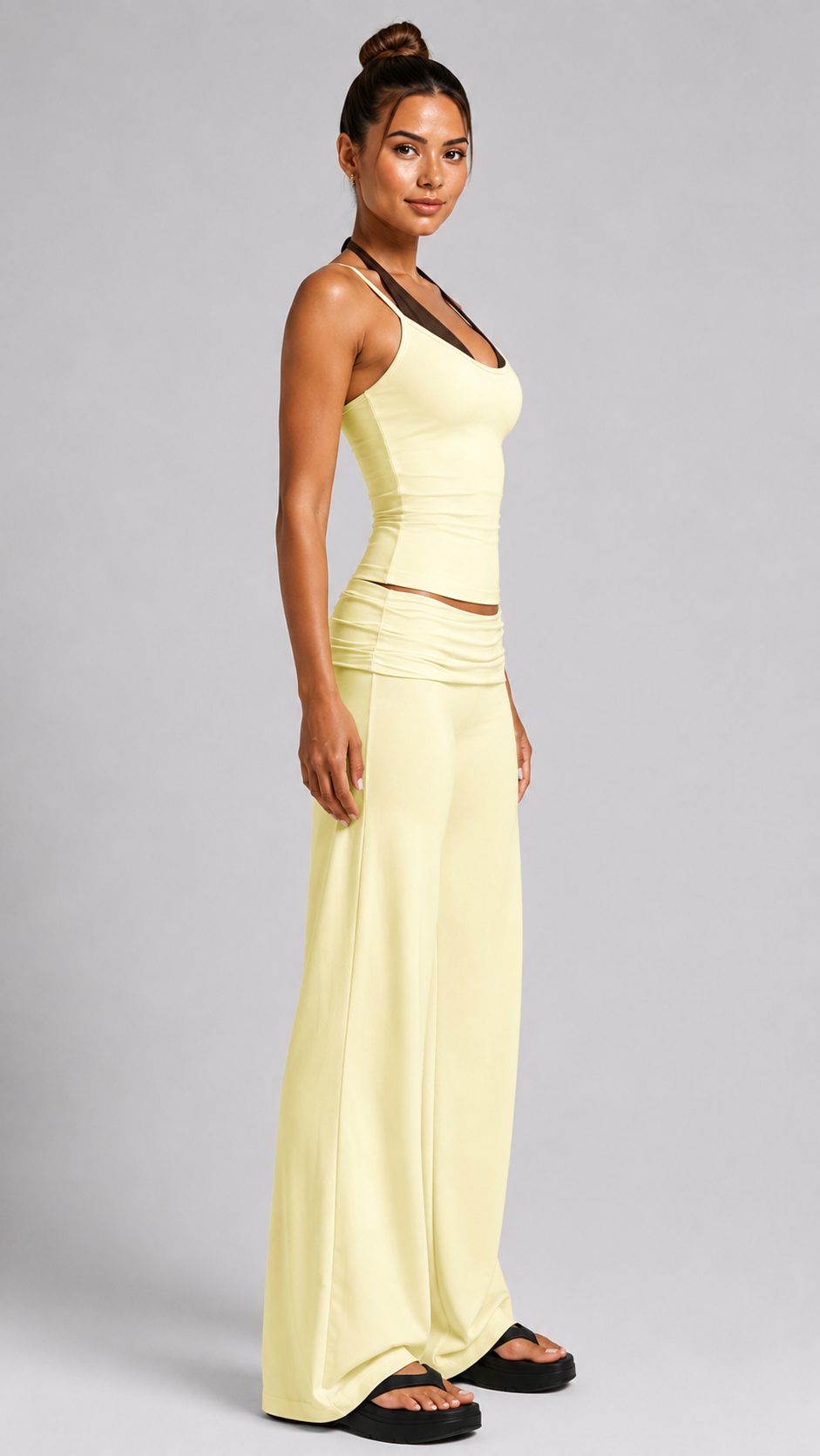 Vela Duo-Layer Wide-Leg Set