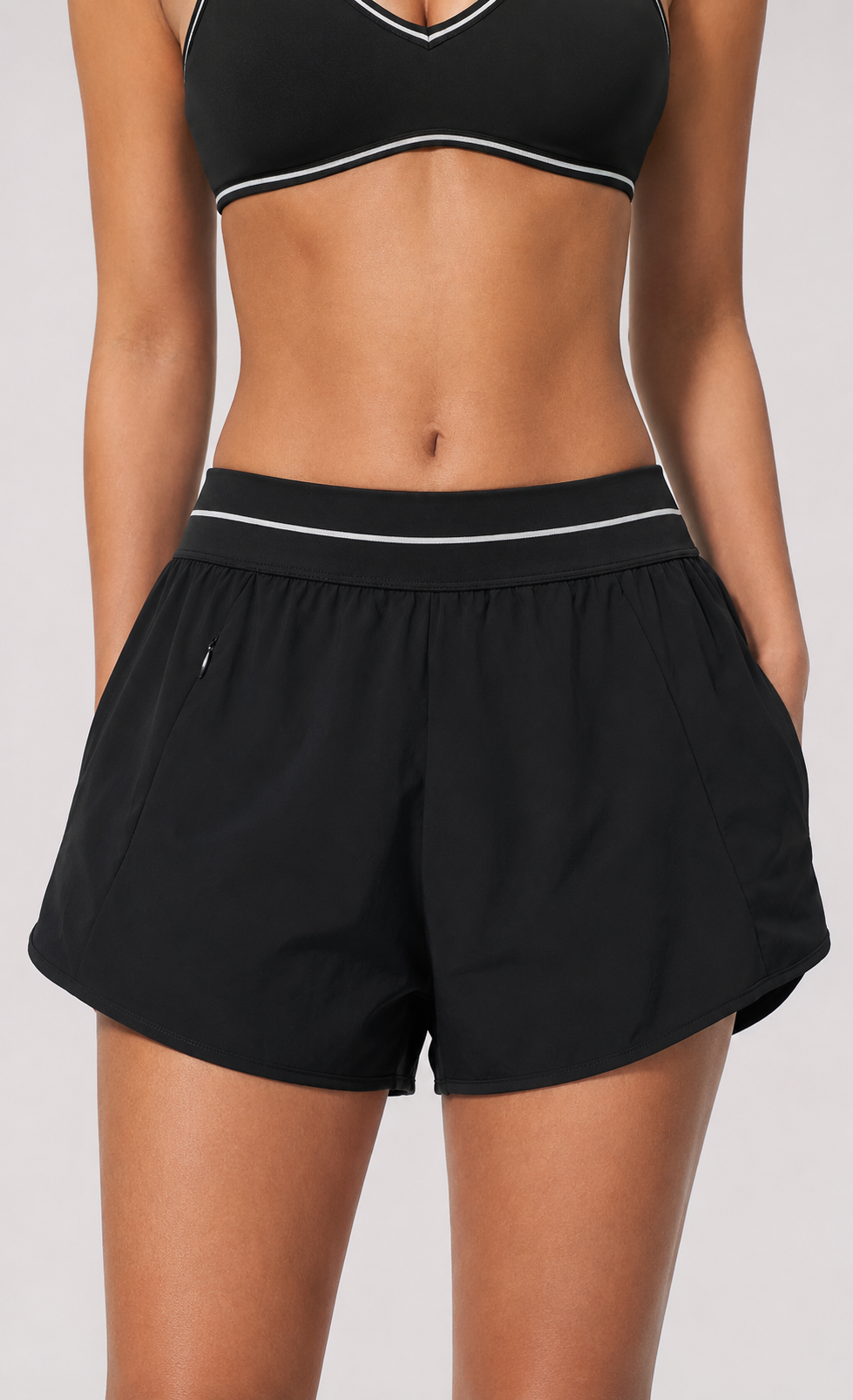 Elvara Quick-Dry Sports Shorts