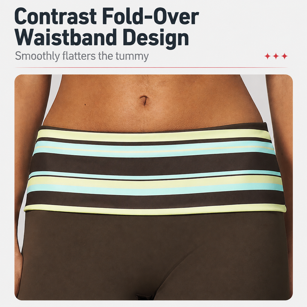 Maris Fold-Over Wide-Leg Pants
