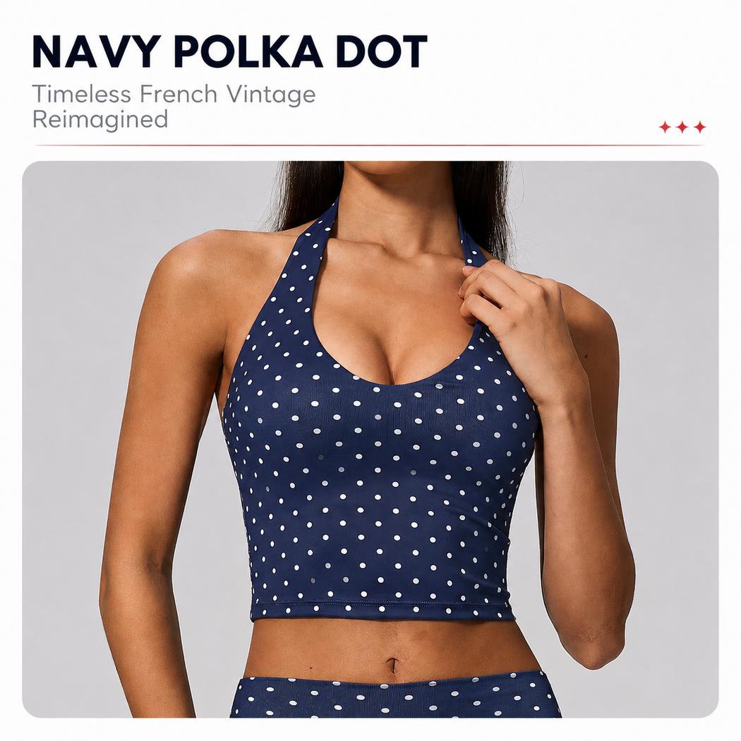 Rivelle Polka Halter Top