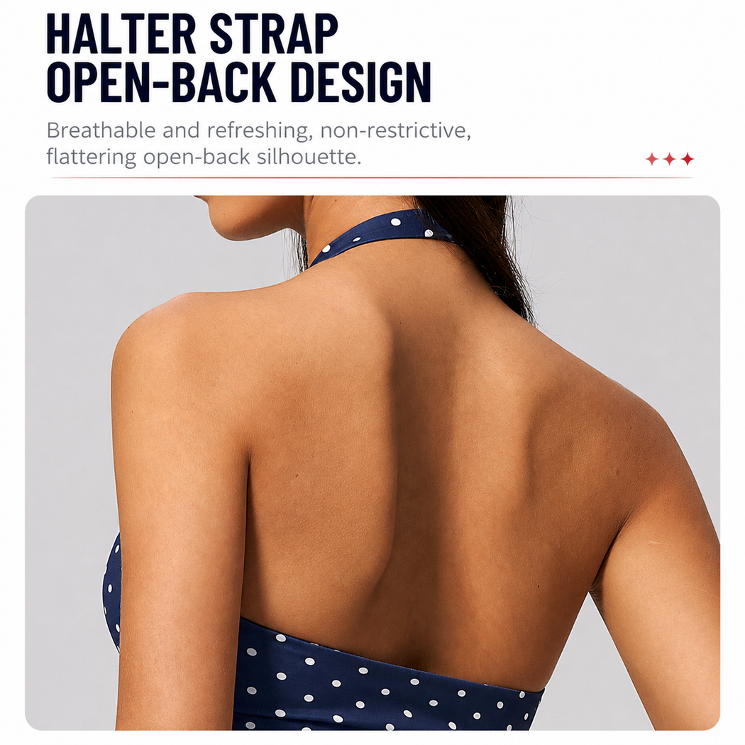 Rivelle Polka Halter Top