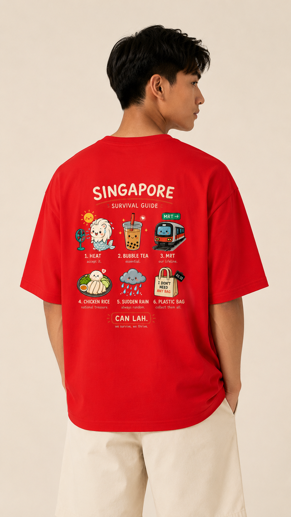 Can-Lah SG Unisex Cotton T-Shirt