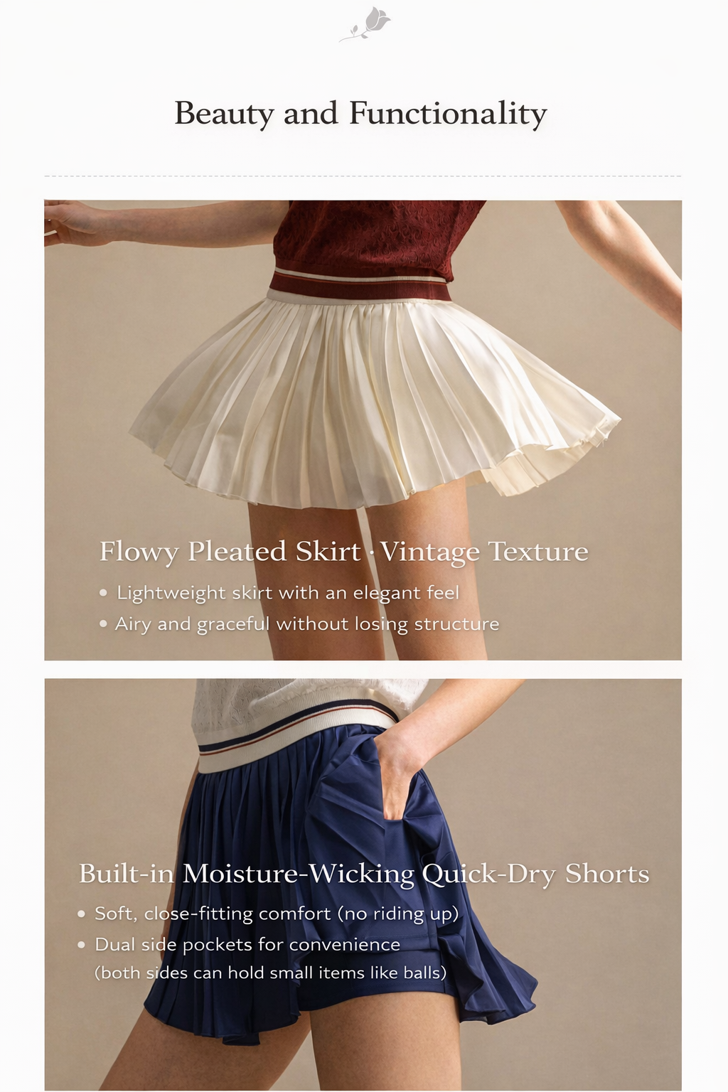 Retro Skorts - Court Edition