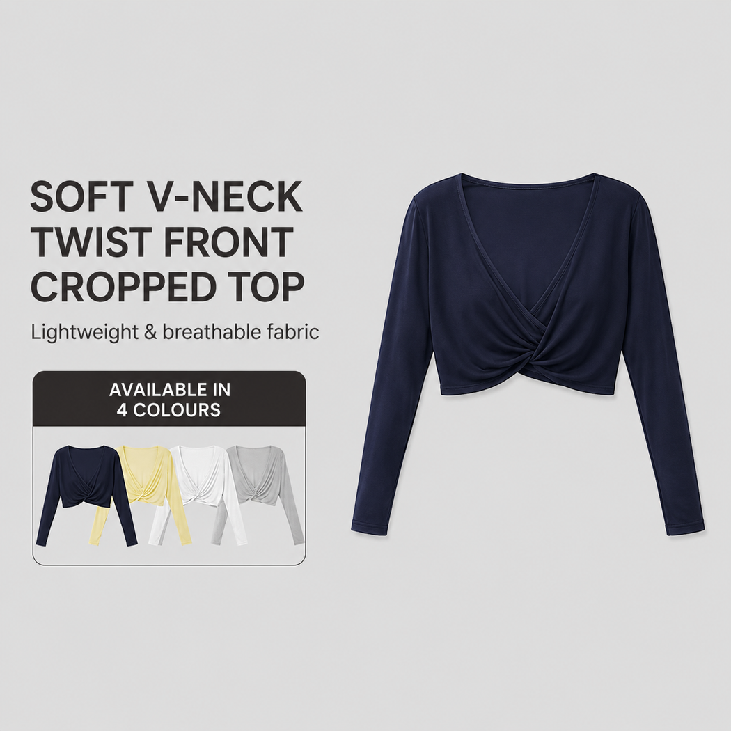Serene Twist Long Sleeve Top