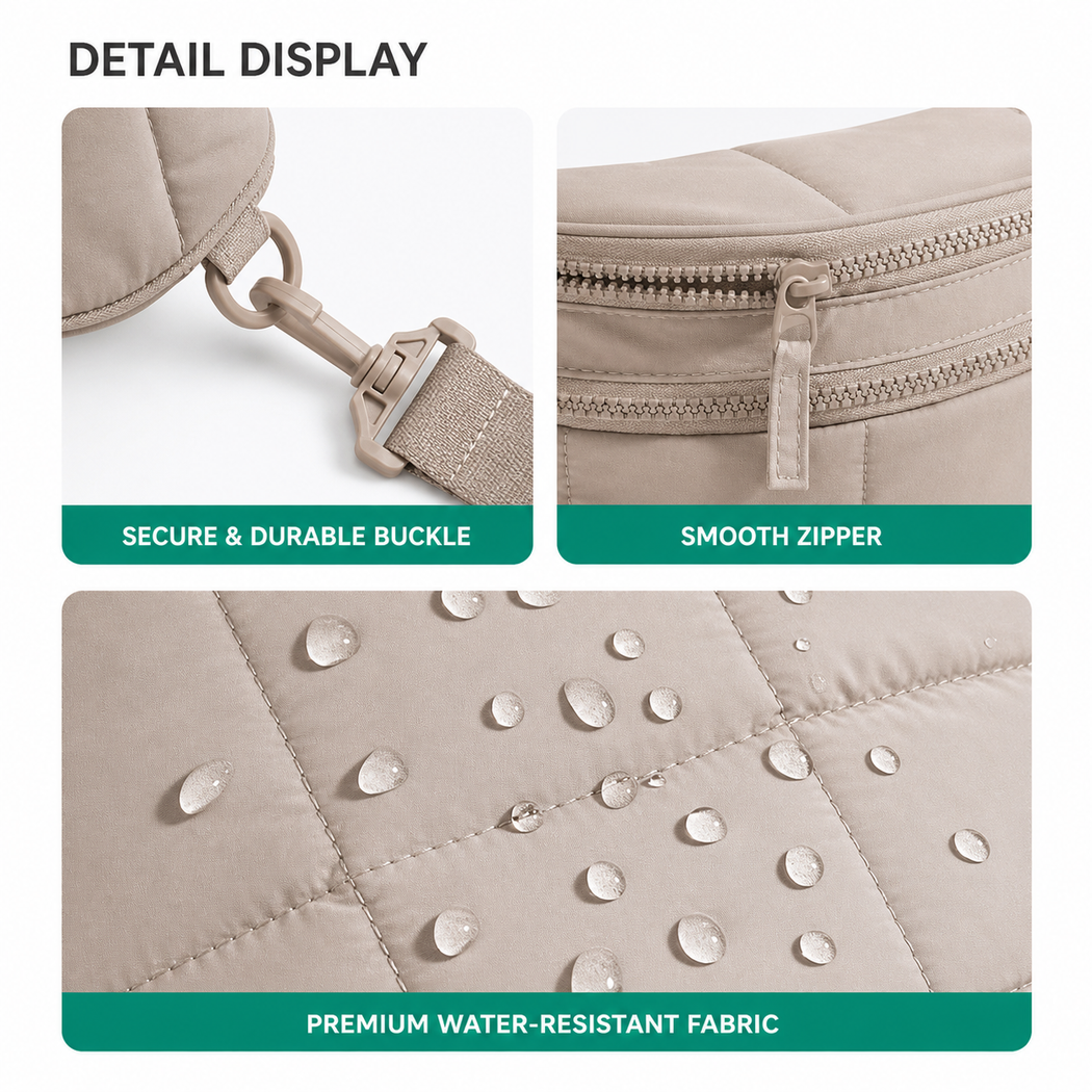 CloudPuff Crossbody Puffer Bag