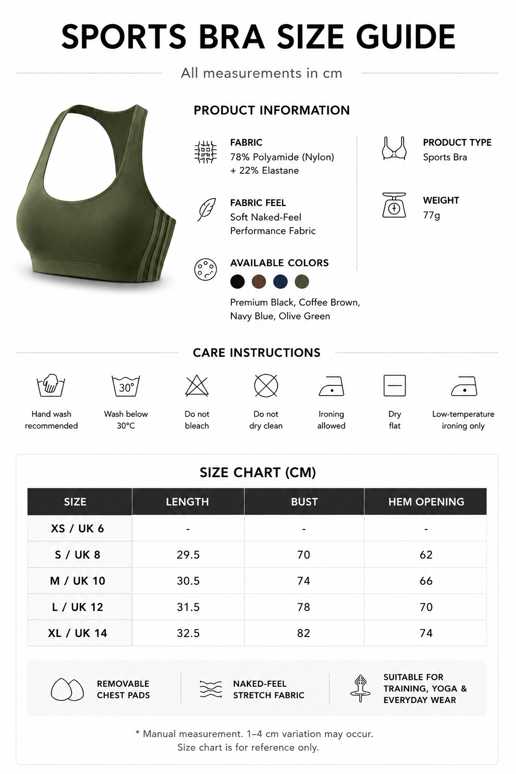 Aeris Racer Back Bra