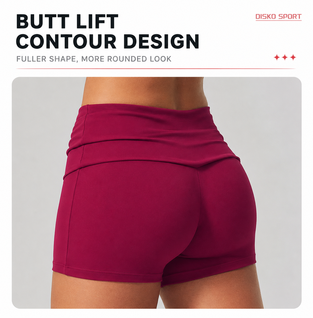 Astra Foldover Sculpt Shorts