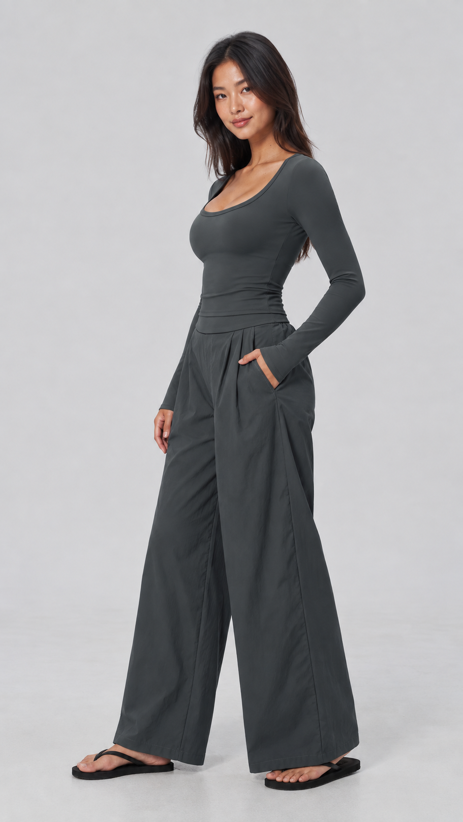 Liora Quick-Dry Wide Leg Pants