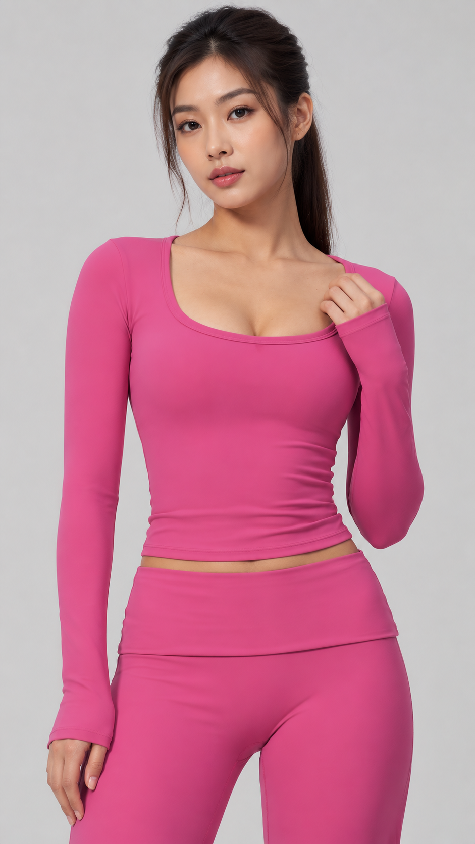Liora Quick-Dry Long Sleeve Sports Top