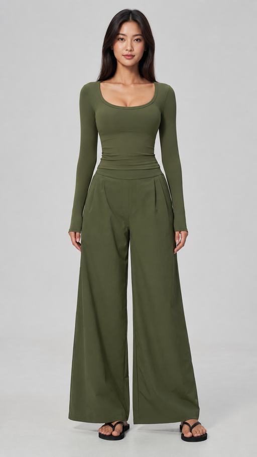 Liora Quick-Dry Wide Leg Pants