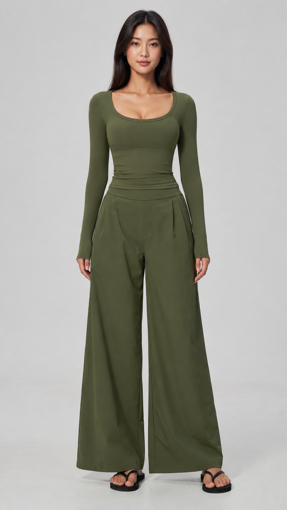 Liora Quick-Dry Wide Leg Pants