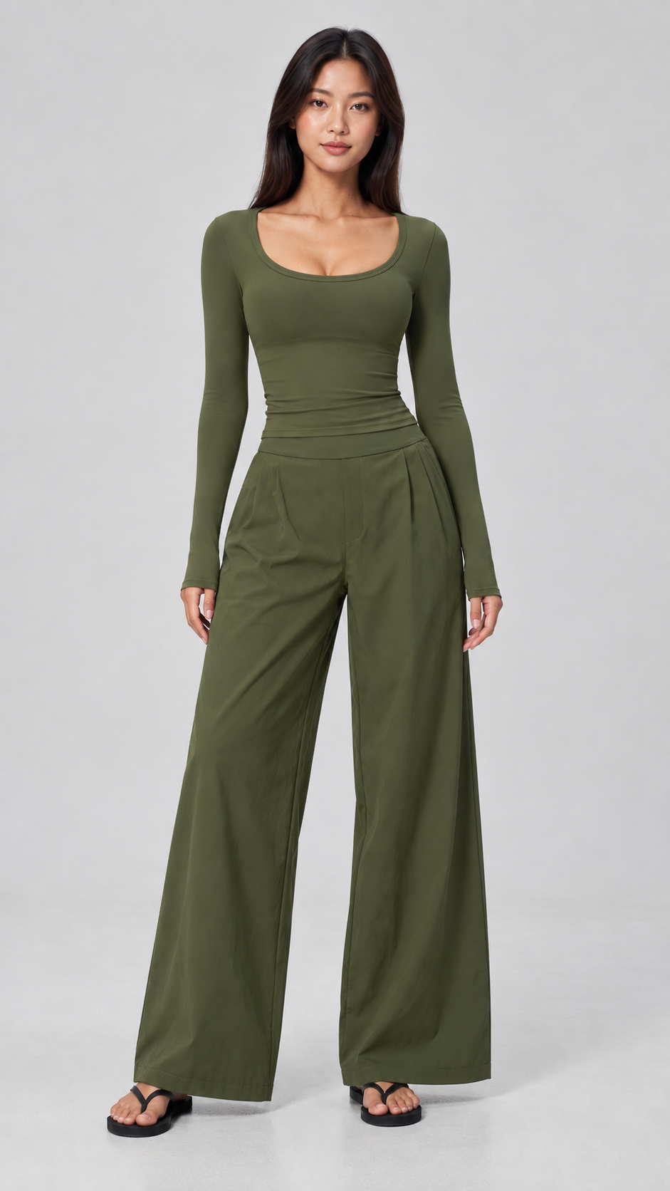 Liora Quick-Dry Wide Leg Pants