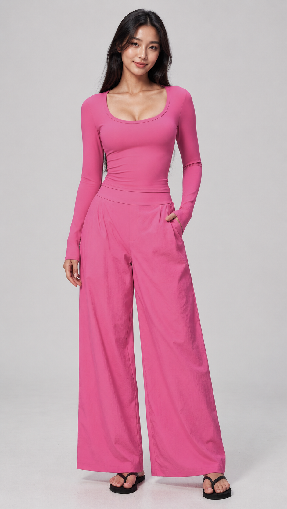 Liora Quick-Dry Wide Leg Pants