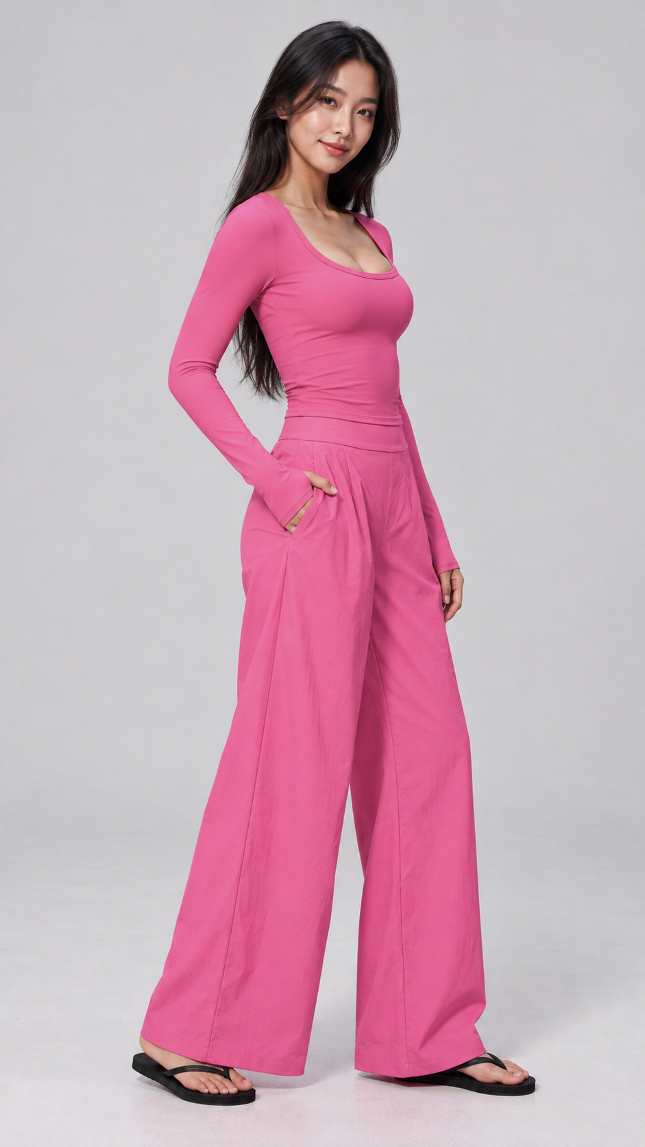 Liora Quick-Dry Wide Leg Pants
