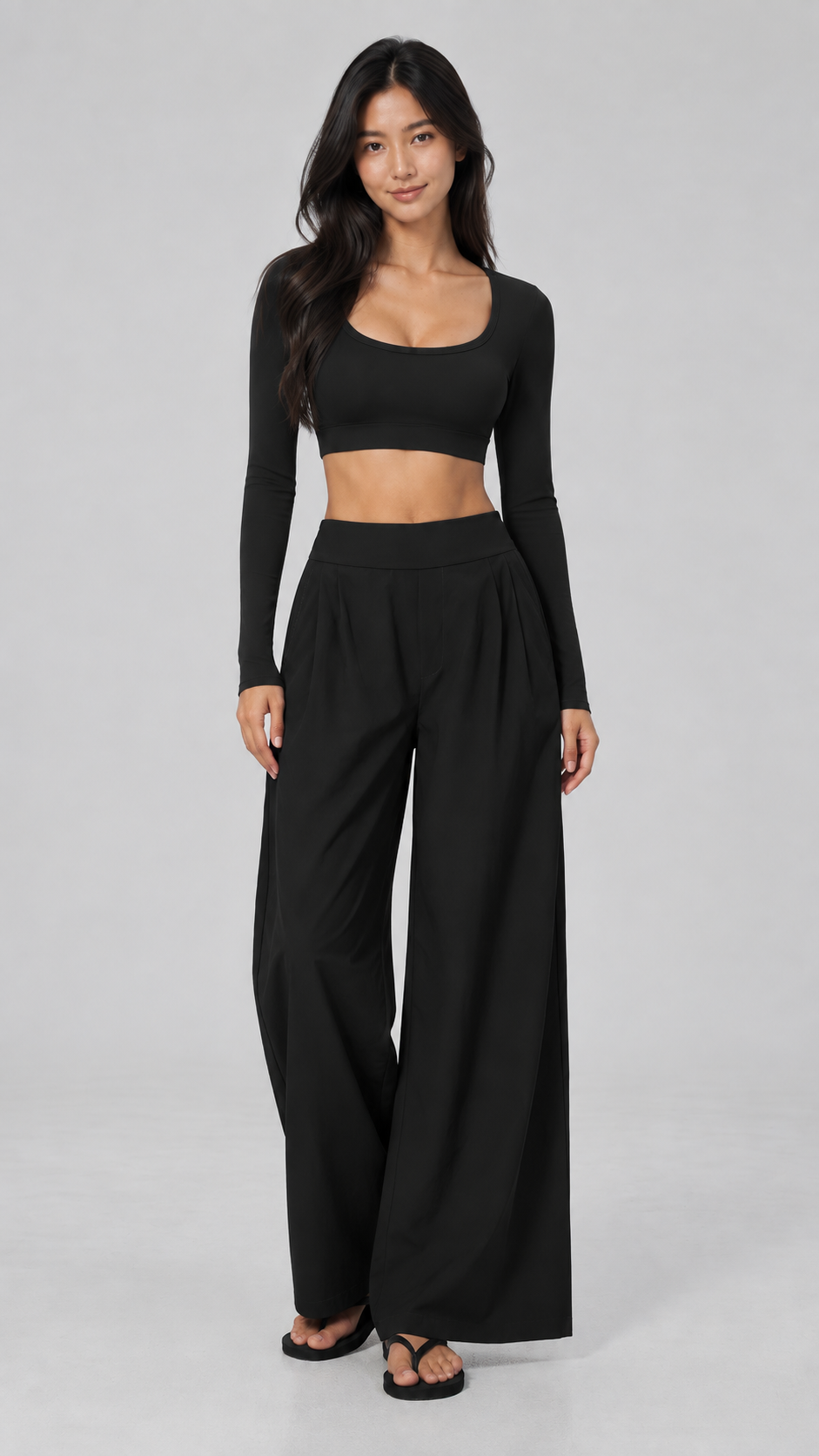Liora Quick-Dry Wide Leg Pants