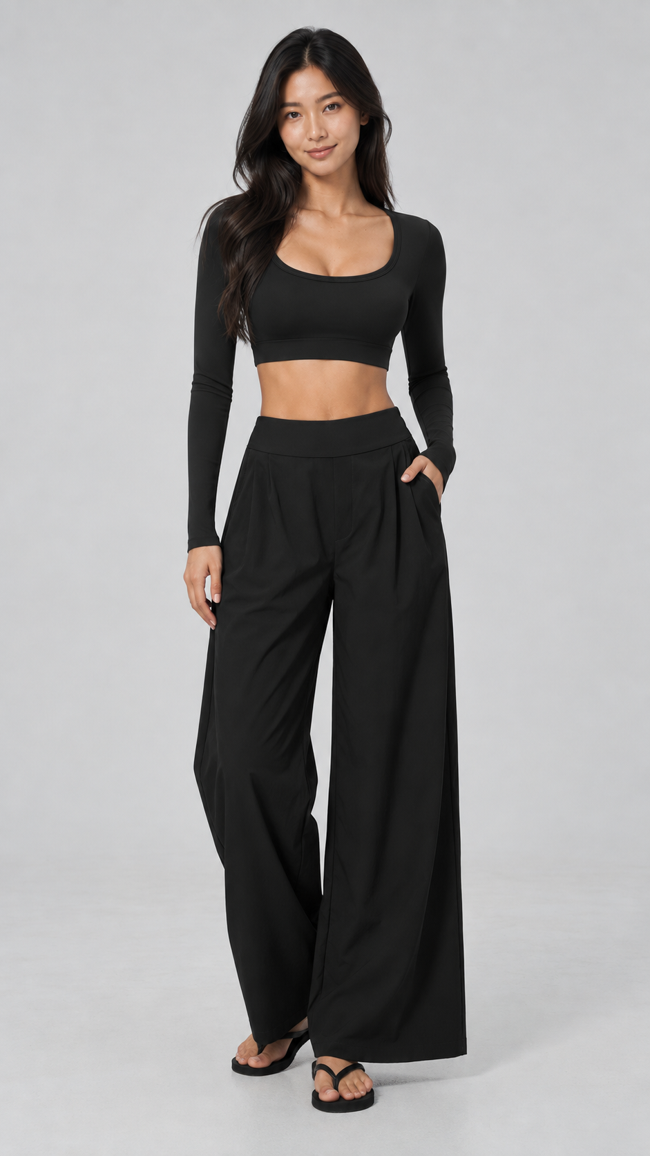 Liora Quick-Dry Wide Leg Pants