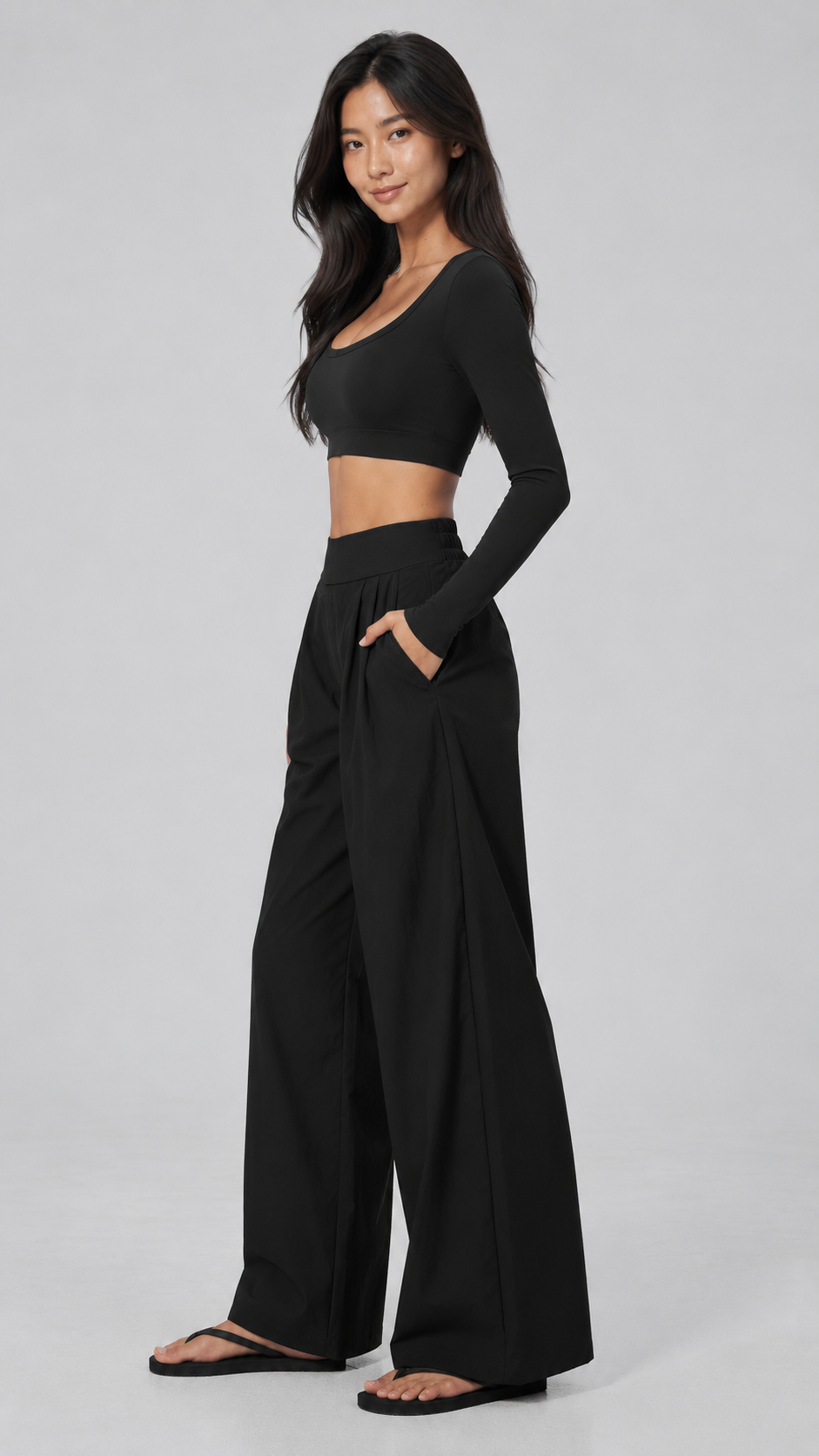 Liora Quick-Dry Wide Leg Pants