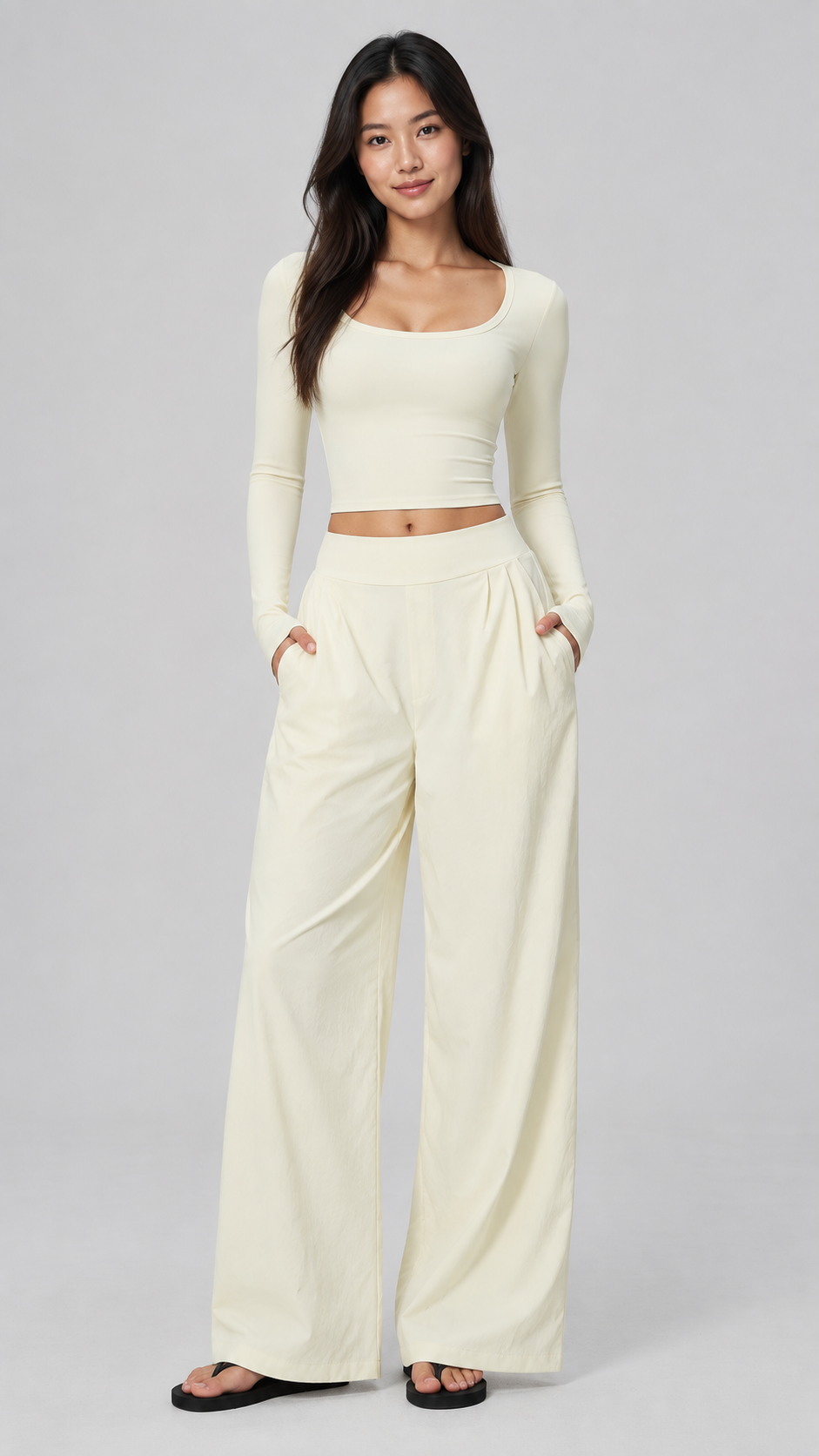Liora Quick-Dry Wide Leg Pants