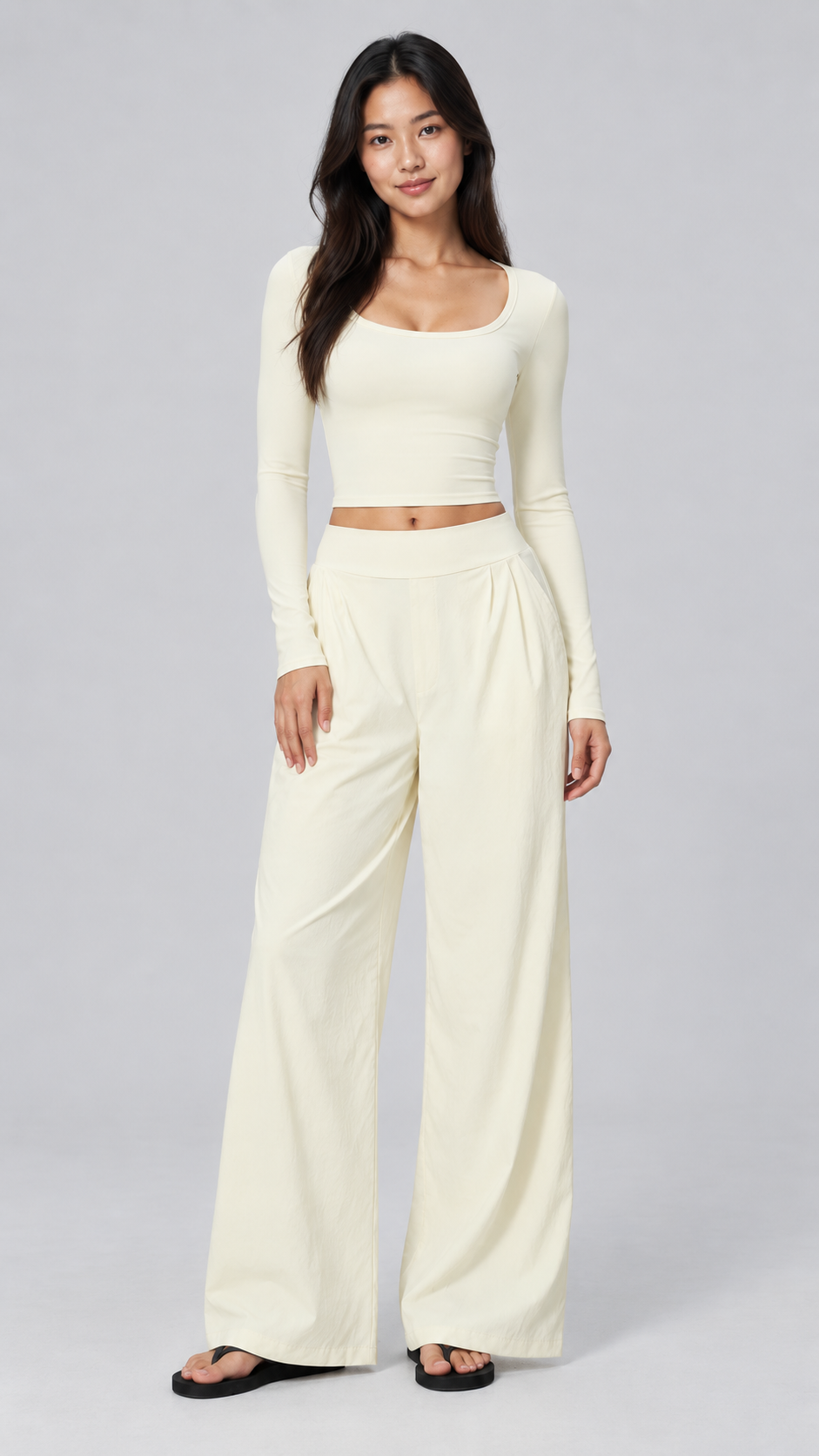 Liora Quick-Dry Wide Leg Pants