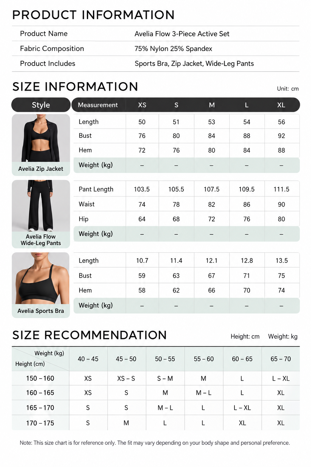 Avelia Flow 3-Piece Active Set