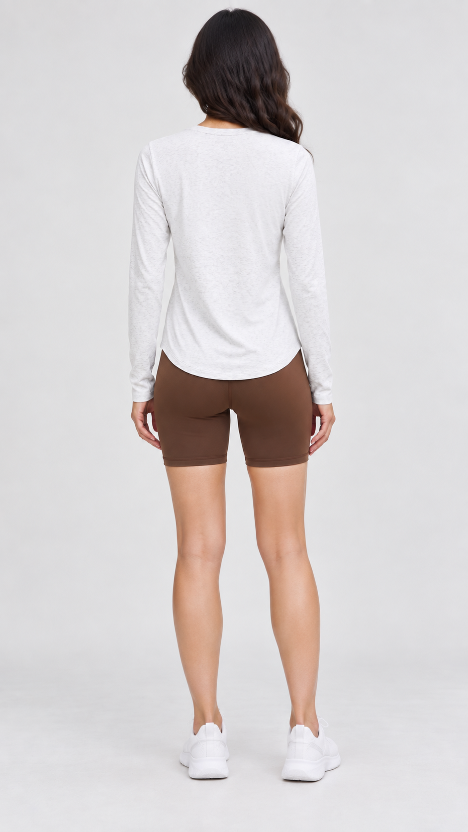 Nara Cotton-Blend Long Sleeve Top