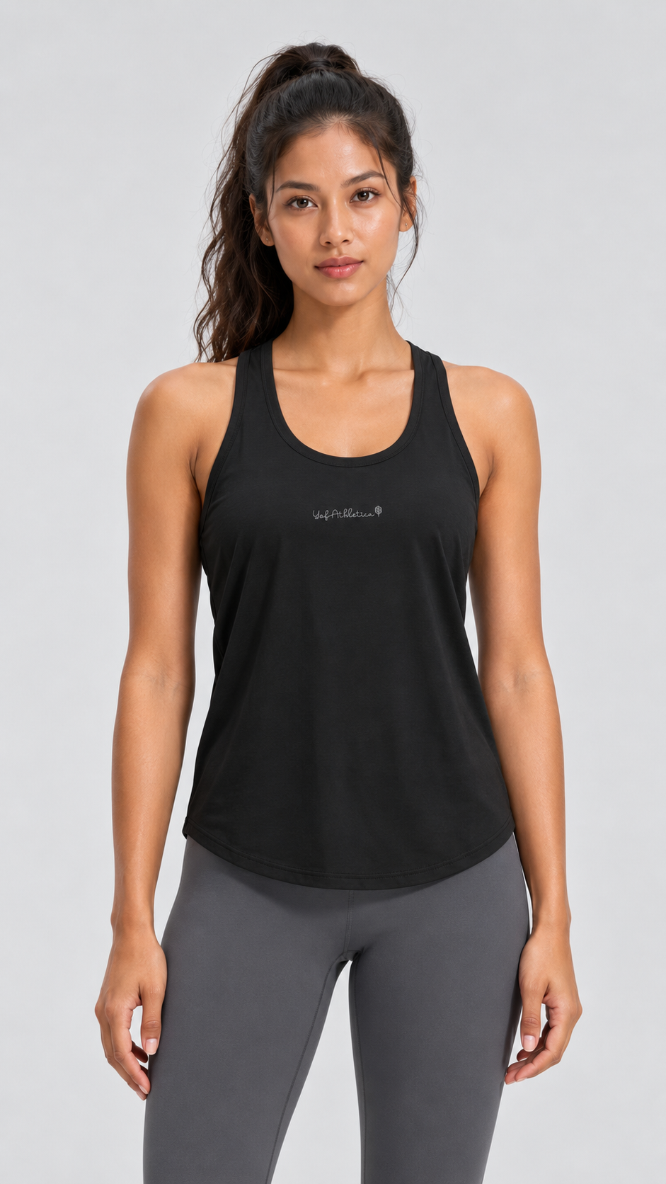 Nara Cotton-Blend Sleeveless Tank Top