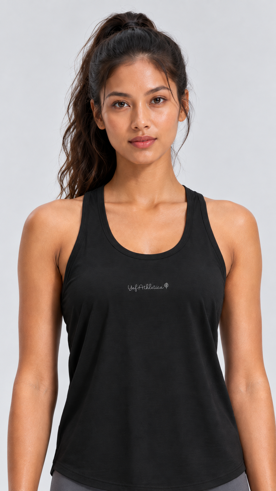Nara Cotton-Blend Sleeveless Tank Top