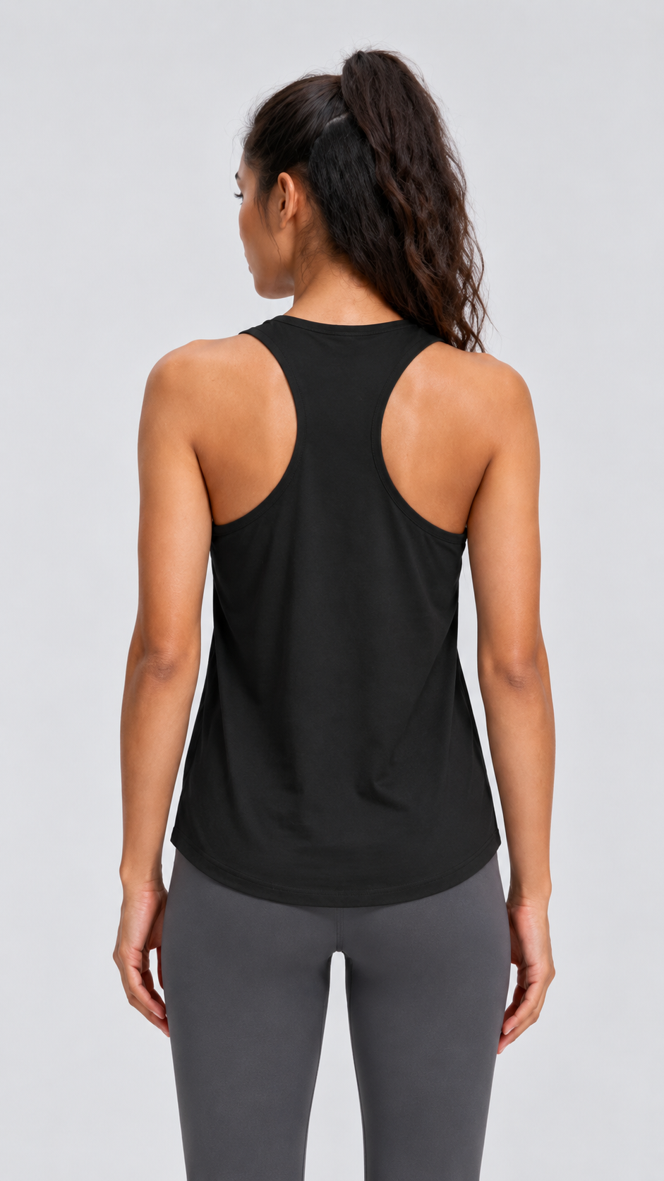Nara Cotton-Blend Sleeveless Tank Top