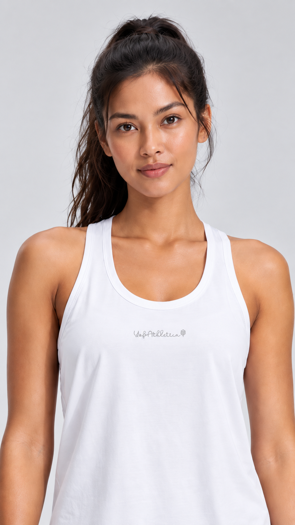 Nara Cotton-Blend Sleeveless Tank Top