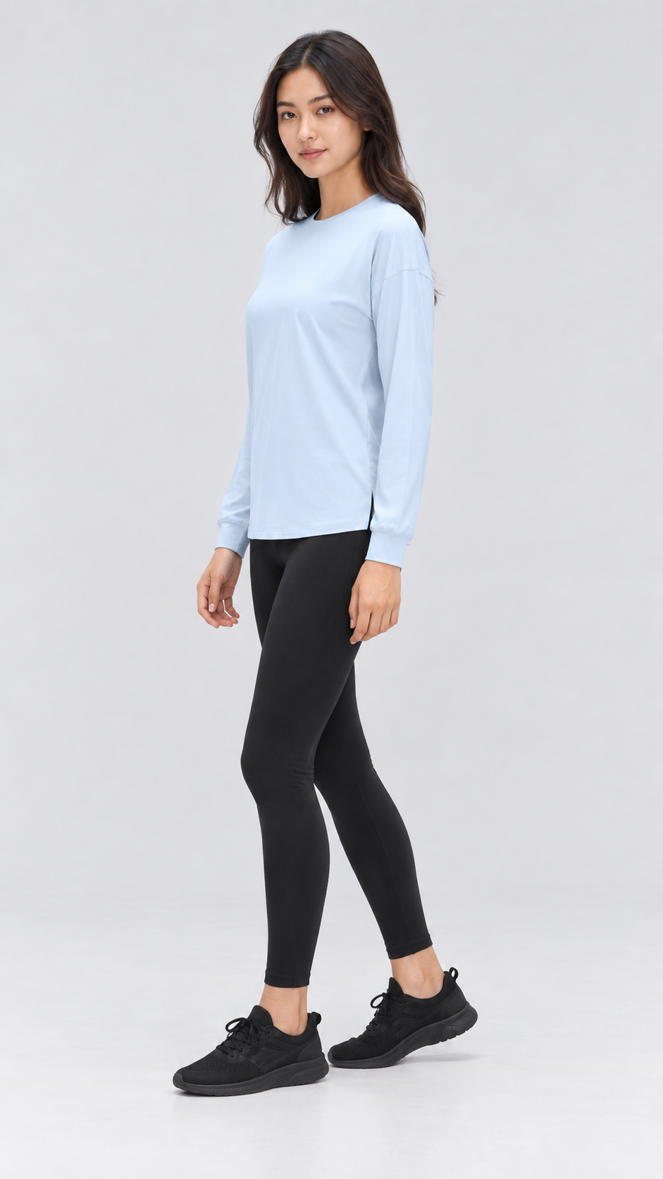 Nara Cotton-Rich Stretch Long Sleeve Top