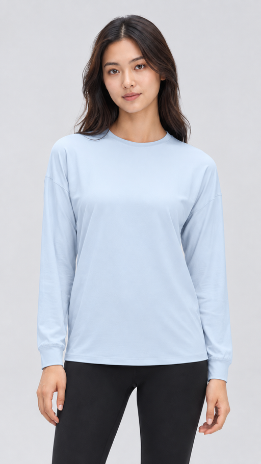 Nara Cotton-Rich Stretch Long Sleeve Top