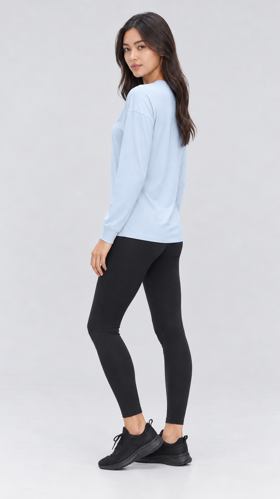 Nara Cotton-Rich Stretch Long Sleeve Top