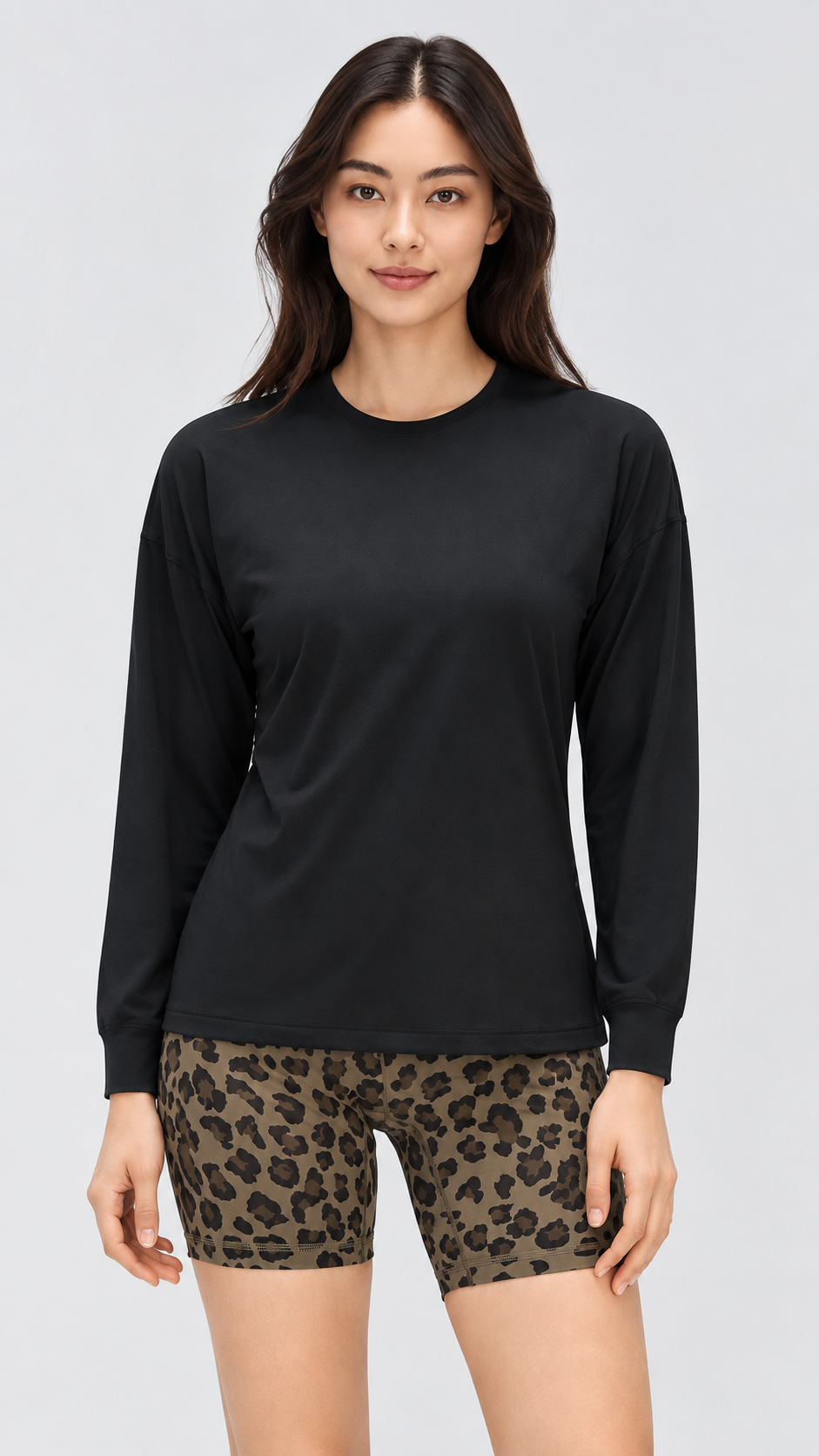 Nara Cotton-Rich Stretch Long Sleeve Top