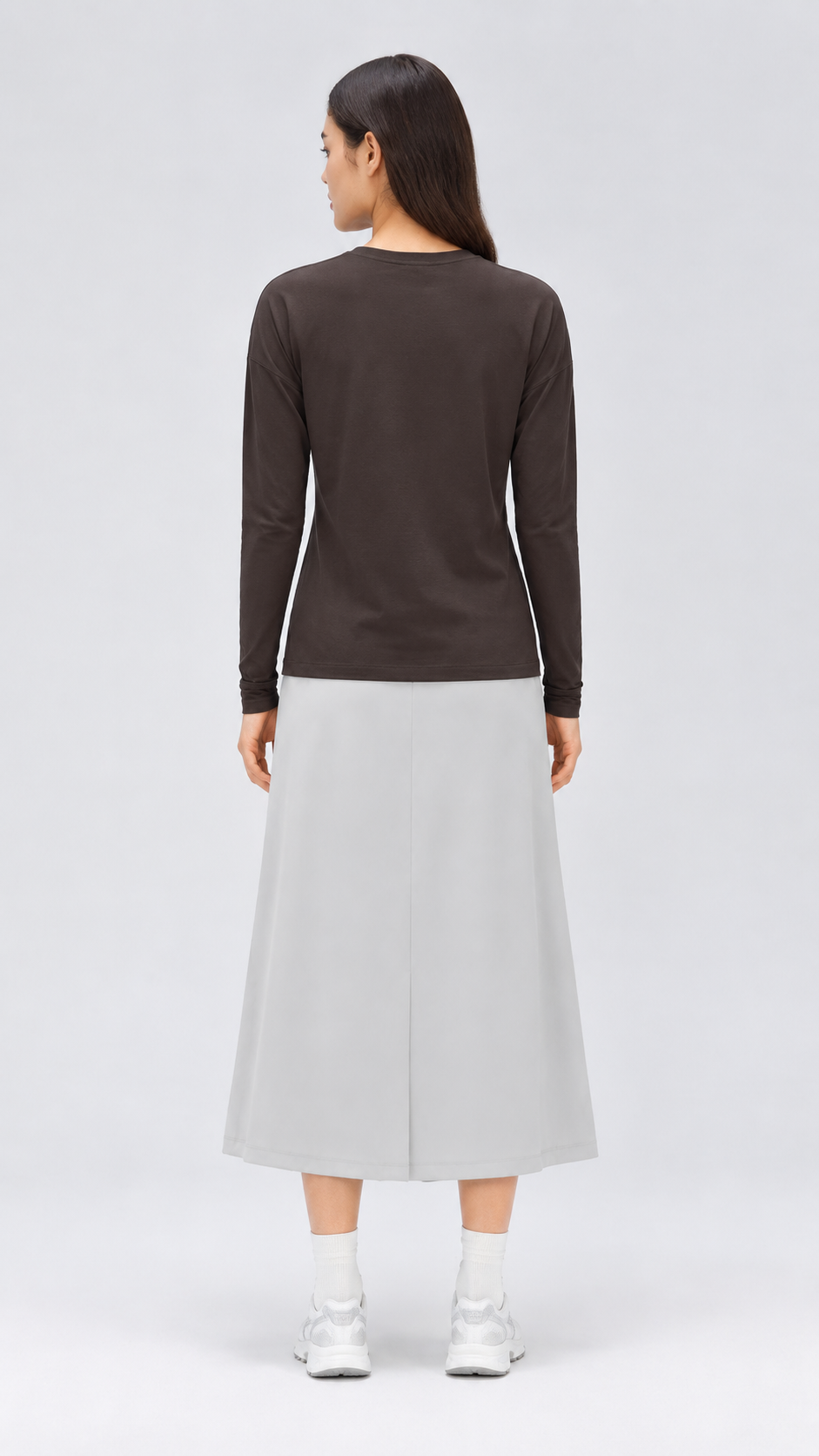 Nara Cotton-Rich Stretch Long Sleeve Top