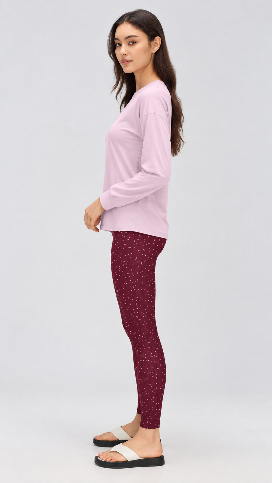 Nara Cotton-Rich Stretch Long Sleeve Top