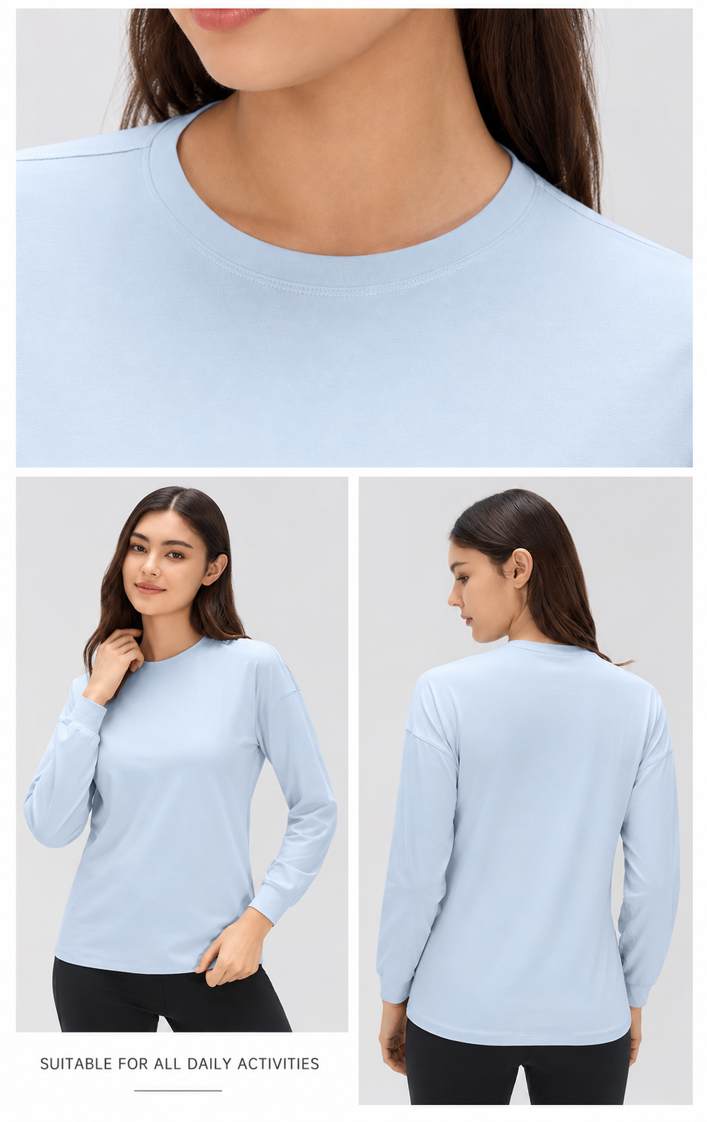 Nara Cotton-Rich Stretch Long Sleeve Top