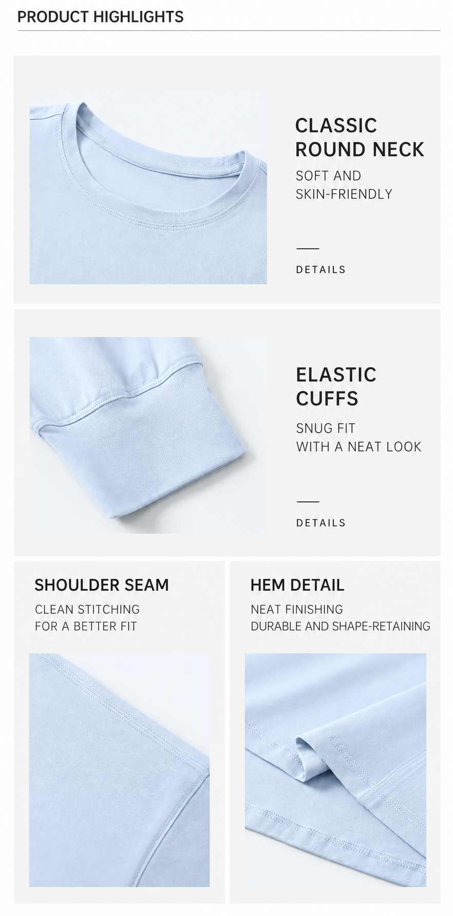 Nara Cotton-Rich Stretch Long Sleeve Top