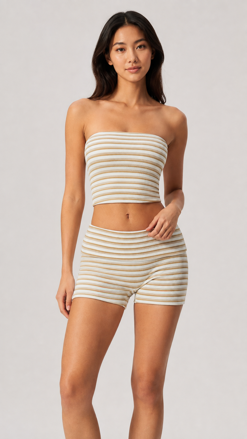 Mimi Stripe Bandeau Top