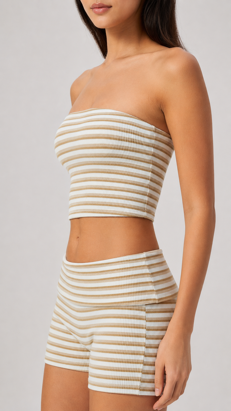 Mimi Stripe Bandeau Top
