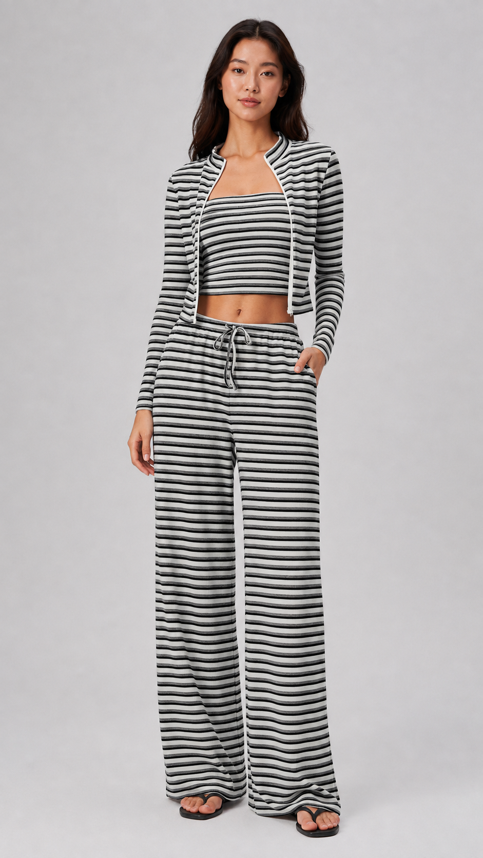 Mimi Stripe Bandeau Top