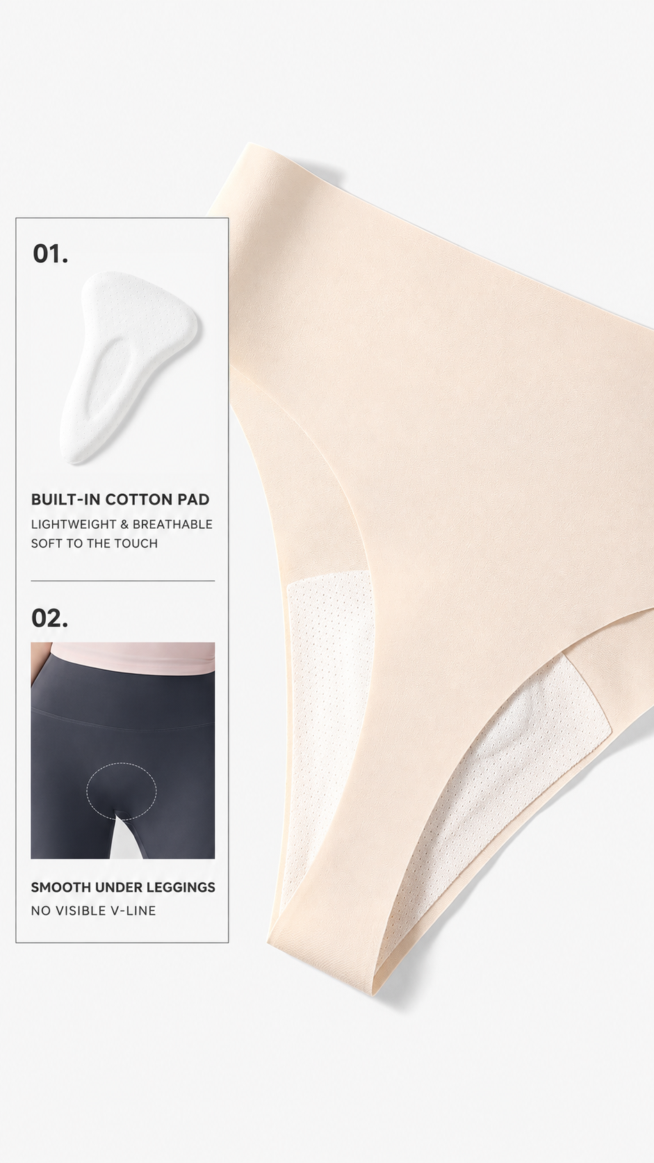 Mira Seamless Padded Underwear
