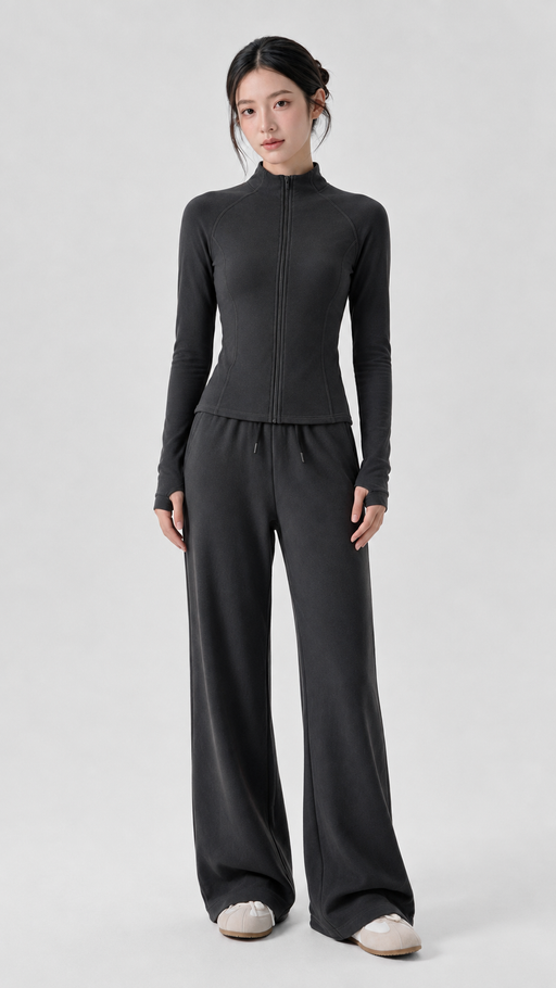Plum Soft-Fleece Pants
