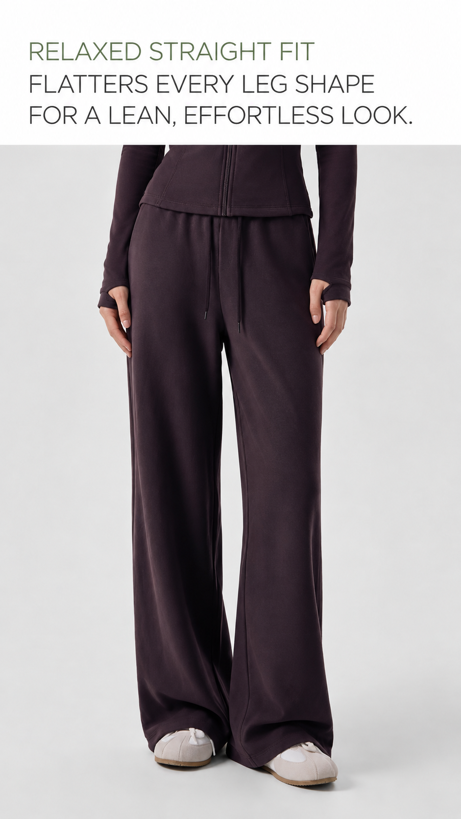 Plum Soft-Fleece Pants