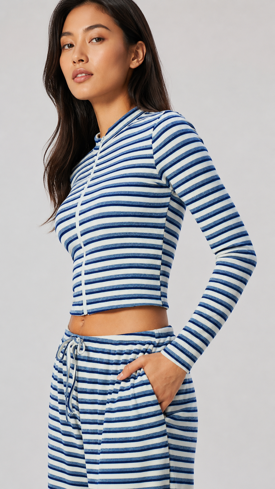 Mimi Stripe Sports Jacket