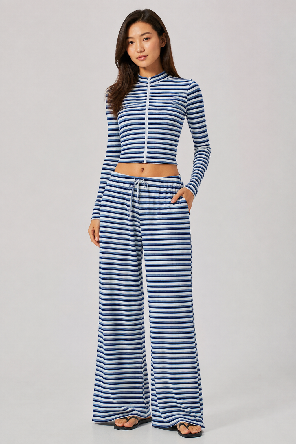 Mimi Stripe Sports Jacket